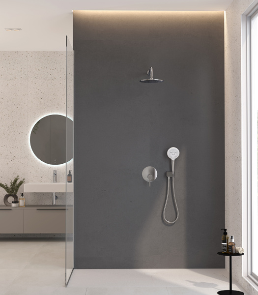 Душевой комплект 3в1 Kludi Bozz 386710576 хром Душевой комплект 3в1 Kludi Bozz 386710576 хром