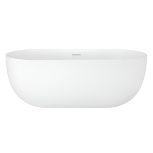 Акриловая ванна AVS Сильва 160x75 белая, с донным клапаном