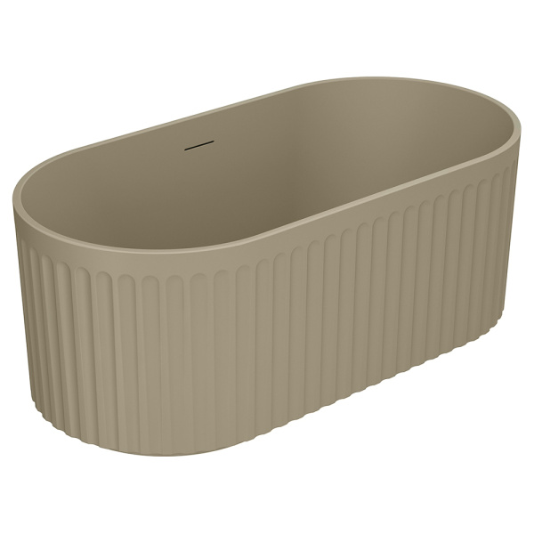 Акриловая ванна AVS Олимпия 170x75 оливковая светлая матовая c донным клапаном