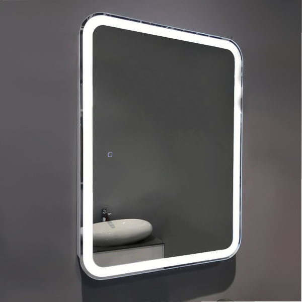 Зеркало-шкаф 60 AVS Универсал LED боковой сенсор, розетка