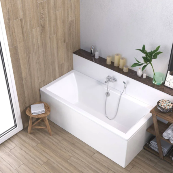 Акриловая ванна Berges Tari 180x80 белая с ножками