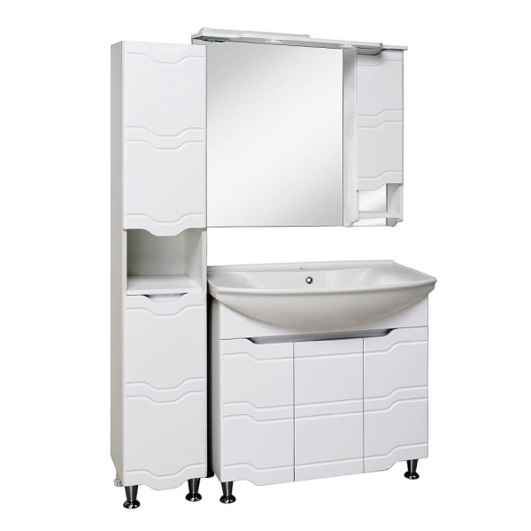 Тумба с раковиной Runo Стиль 00000001113+УТ000001523 85 см