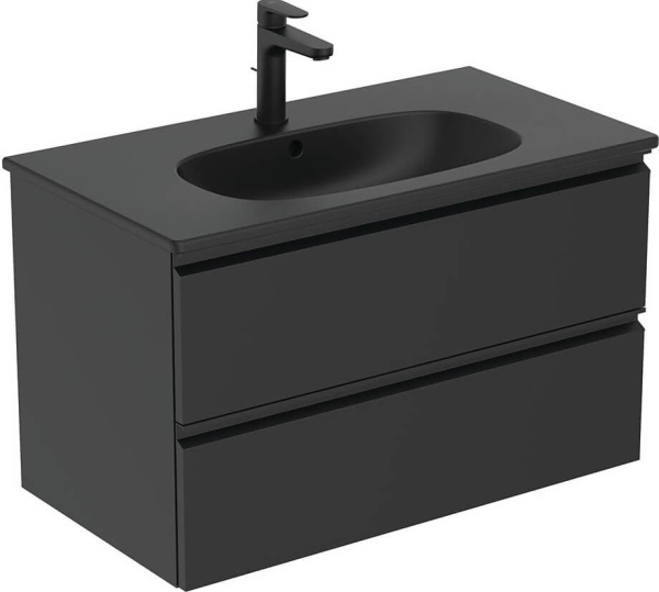 Раковина Ideal Standard Tesi 82,5x45 черная матовая