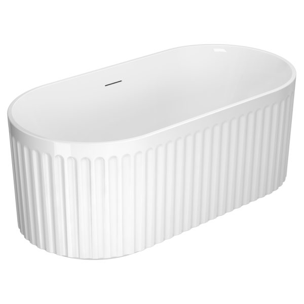 Акриловая ванна AVS Олимпия 170x75 белая c донным клапаном