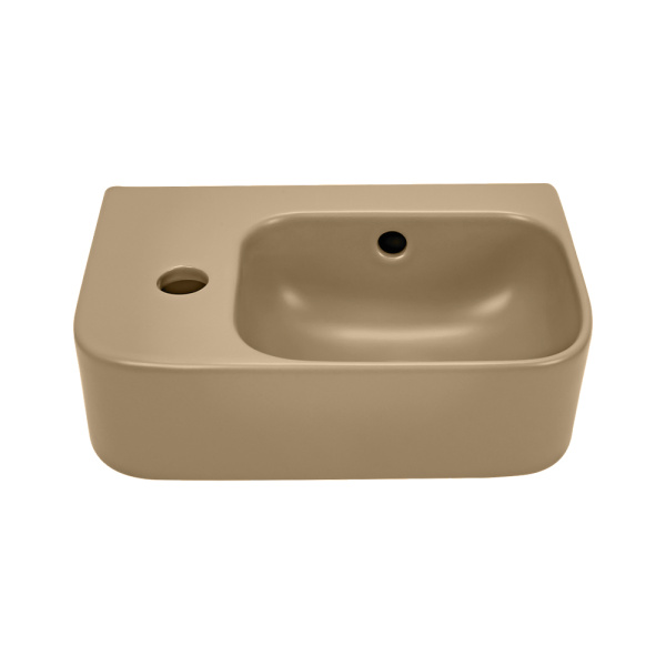 Рукомойник AVS Грэйс 37x25 R, бежевый матовый