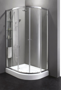 Душевой уголок Cezares Anima ANIMA-W-RH-2-120/100-C-Cr-R 120x100 профиль хром, прозрачное стекло