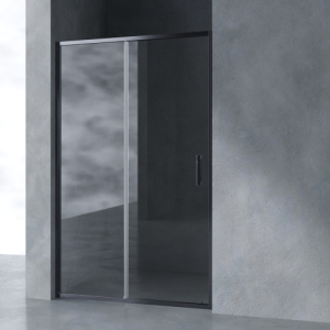 Душевая дверь в нишу AVS Вектор 120 см профиль оружейная сталь, стекло прозрачное