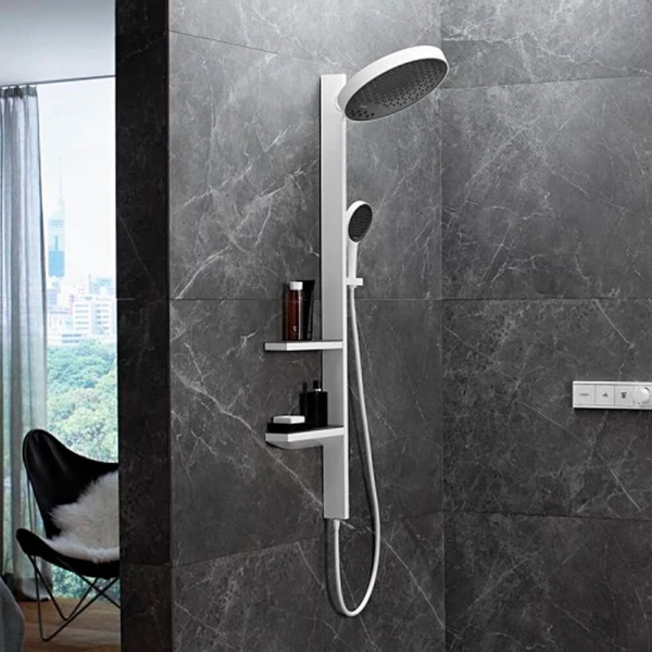 Душевая стойка с термостатом Rainfinity Showerpipe Shower Select S Hansgrohe 26842700+15743700+01800180