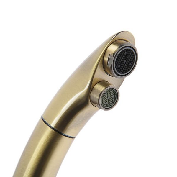 Смеситель для кухни Accoona Sanitary A5179C-7 бронза