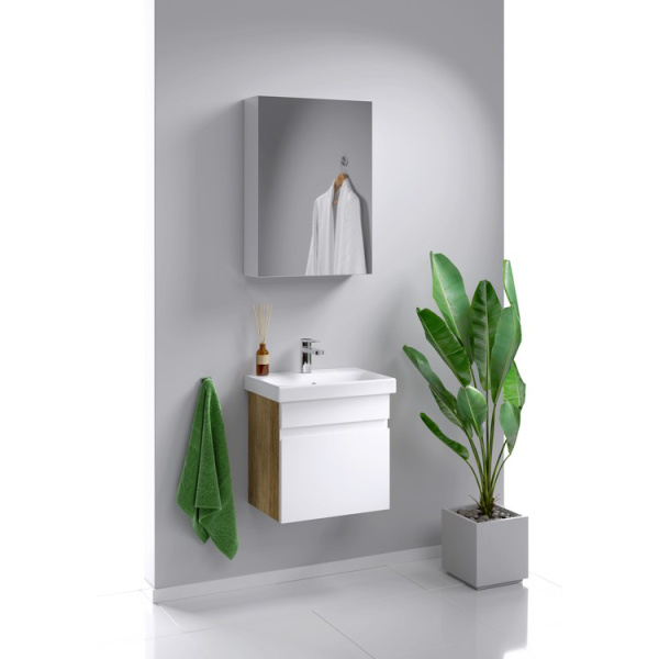 Тумба с раковиной Aqwella Smart SRT0105DB 50 белая Тумба с раковиной Aqwella Smart SRT0105DB 50 белая