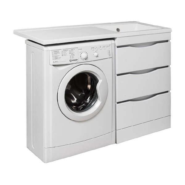 Тумба с раковиной Runo Орион УТ000003442+00-00001025 120 см правая