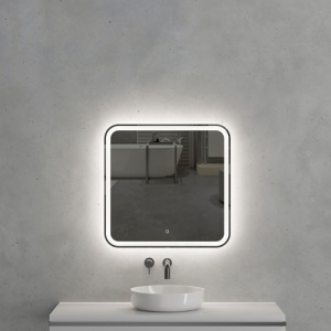 Зеркало с подсветкой AVS Байкал 70x69 см