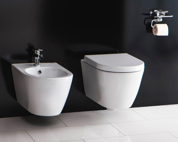 Унитаз подвесной BelBagno Marino BB105CHR+BB105SC безободковый, белый