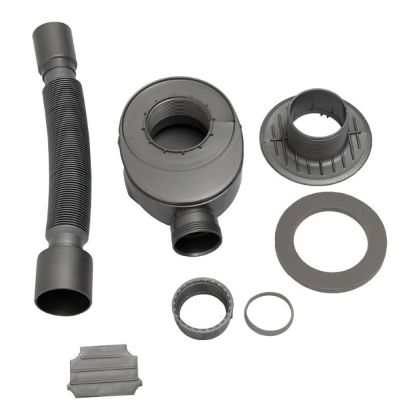 Сифон для поддона без крышки и накладки AQUANET