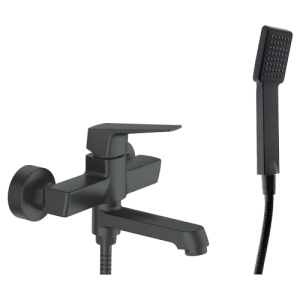 Смеситель для ванны с душем Accoona H129F A63129F черный