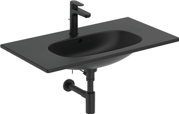 Раковина Ideal Standard Tesi 82,5x45 черная матовая