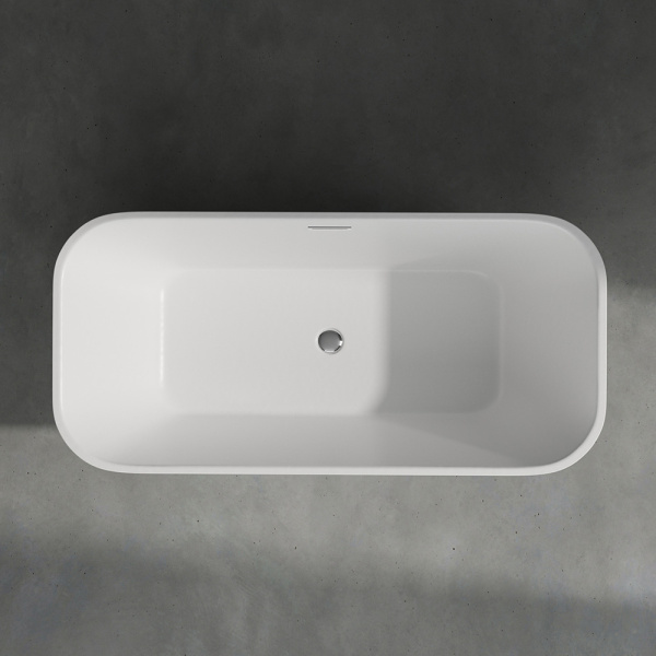 Акриловая ванна AVS Шарм 170x80 белая c донным клапаном