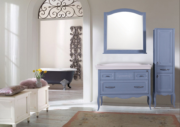 Шкаф-пенал ASB Wood Line Модерн 40 рошфор, белая патина Шкаф-пенал ASB Wood Line Модерн 40 рошфор, белая патина