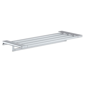 Полка для полотенец с держателем Hansgrohe хром 41751000