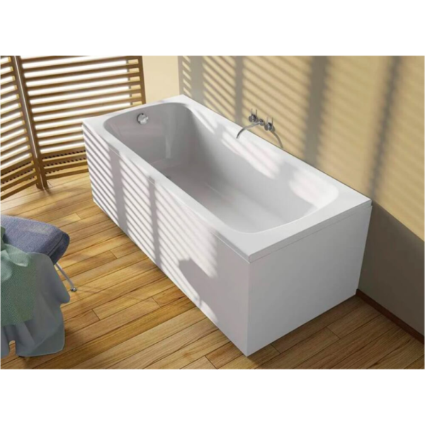 Акриловая ванна Riho Milano 170х75 белая, с ножками