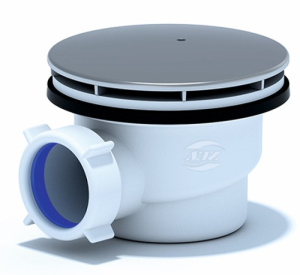 Сифон для душевого поддона 1 1/2"х90, h 65 ANI E320C, хром