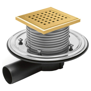 Душевой трап MCH Chudej 12х12 Gate, золото