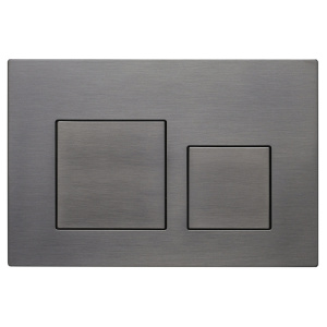 Клавиша смыва AVS оружейная сталь квадратные кнопки