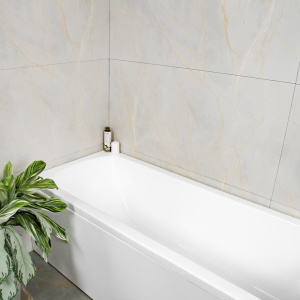 Акриловая ванна AVS Модена 170x70 белая, без каркаса