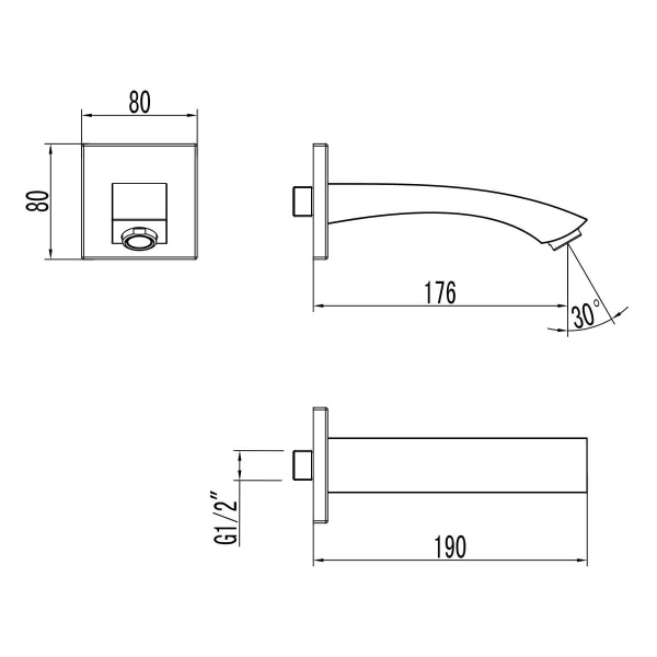 Излив Lemark LM4581C