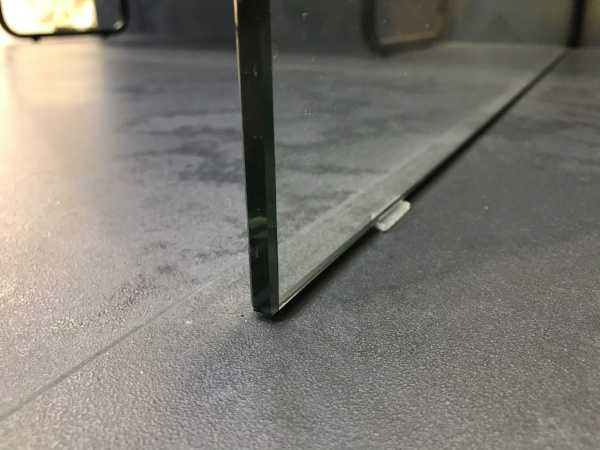 Душевая перегородка AVS Walk In 100 профиль черный, стекло прозрачное