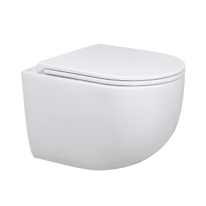 Унитаз подвесной AVS Спутник безободковый, белый