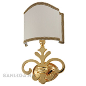 ML.MRL-LP13.DO Светильник настен 25*20*20 ткань/золото 1шт MIRELLA MIGLIORE