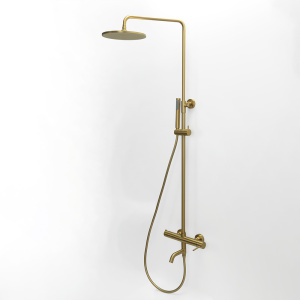 Душевая стойка AVS Slimmer брашированное золото Душевая стойка AVS Slimmer брашированное золото