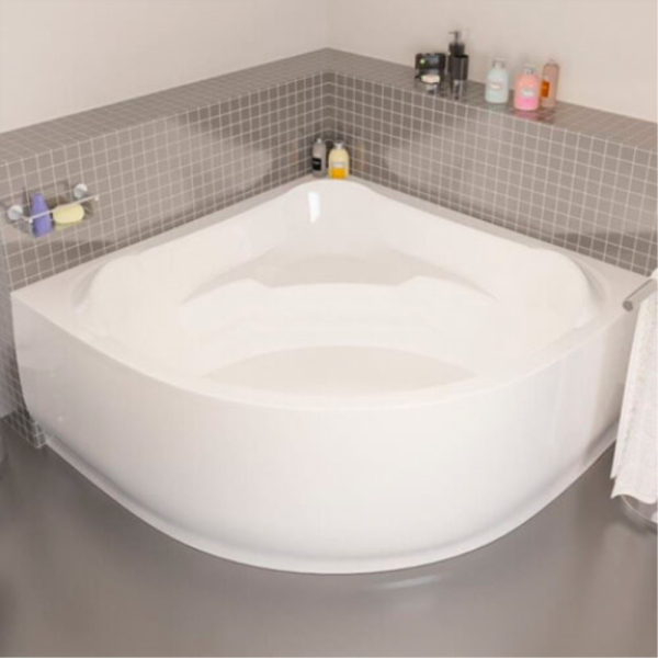 Акриловая ванна Kolpa-San Loco 150х150 белая, с каркасом и экраном