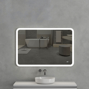 Зеркало с подсветкой AVS Байкал 120x80 см, антипар