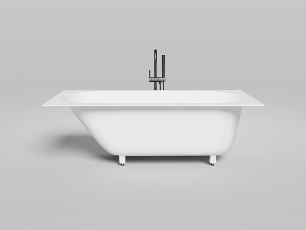 Ванна из искусственного камня Umy Home Lofo U-Solid 170x75 белая матовая