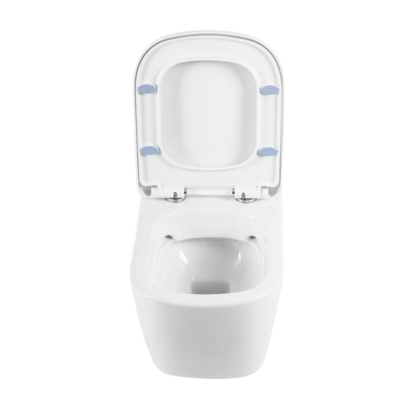 Унитаз подвесной BelBagno Albano BB120CHR+BB120SC безободковый, белый