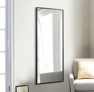 Зеркало AVS Опера 60х120 см, черное