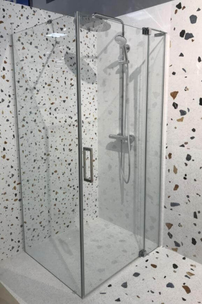 Душевой уголок Cezares Slider SLIDER-AH-1-90-90/100-C-Cr 90х90-100 профиль хром, прозрачное стекло Душевой уголок Cezares Slider SLIDER-AH-1-90-90/100-C-Cr 90х90-100 профиль хром, прозрачное стекло