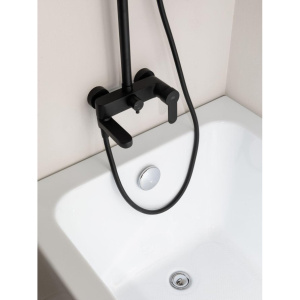 Душевая стойка Paffoni Blu ZCOL632NO черный матовый Душевая стойка Paffoni Blu ZCOL632NO черный матовый