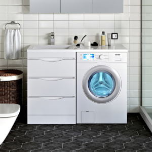 Тумба с раковиной Runo Орион УТ000003442+00-00001024 120 см левая