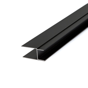 Профиль добавочный AVS Куб Лайт 3 см, черный матовый