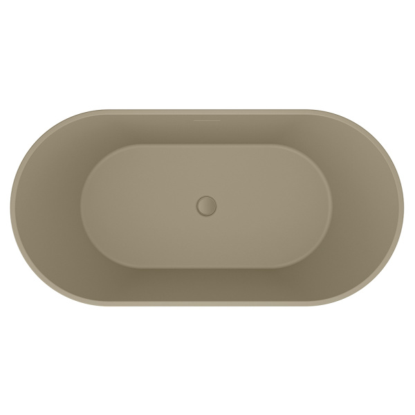 Акриловая ванна AVS Олимпия 170x75 оливковая светлая матовая c донным клапаном