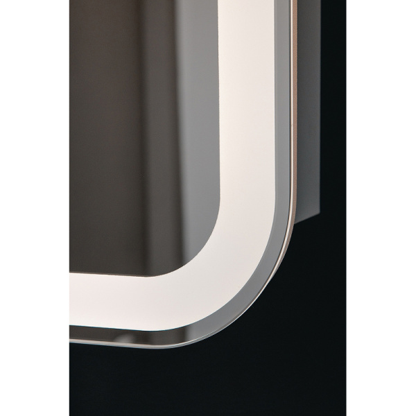 Зеркало-шкаф AVS Эри 60x80 см, часы и антипар