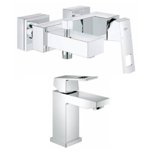Комплект смесителей GROHE Eurocube 23132000+23140000 хром