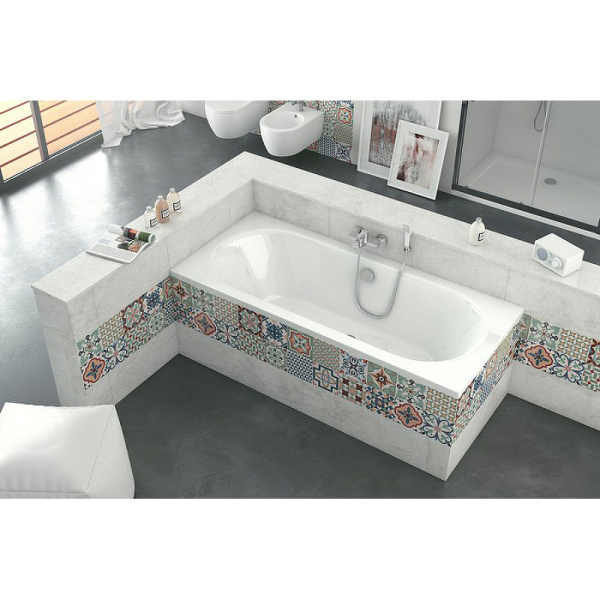 Акриловая ванна Excellent Oceana Slim 170x75 белая без каркаса