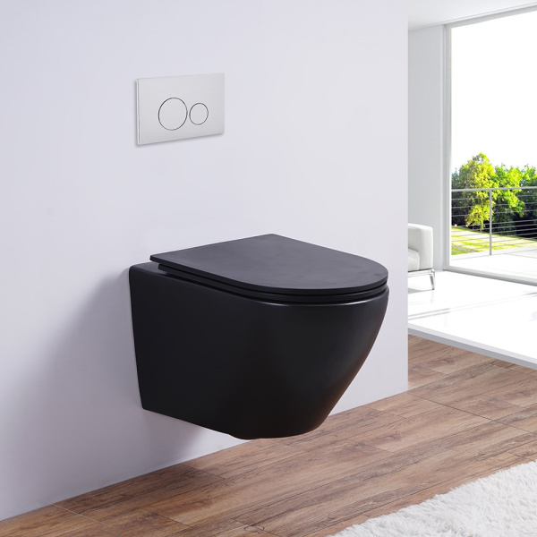 Унитаз подвесной Esbano Azalea ESUPAZALBM безободковый с микролифтом Унитаз подвесной Esbano Azalea ESUPAZALBM безободковый с микролифтом