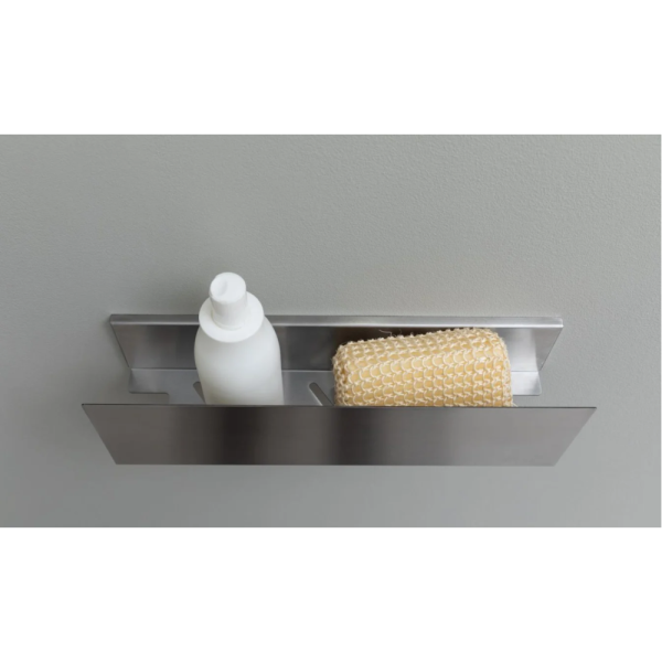 Полка Aquanet Магнум Н 334110 брашированная сталь Полка Aquanet Магнум Н 334110 брашированная сталь