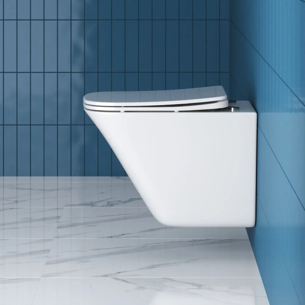 Комплект BelBagno 3в1: Инсталляция ISVEA 52AL0102I + Унитаз подвесной BB052CHR + Кнопка смыва ISVEA 54MJ0102I хром