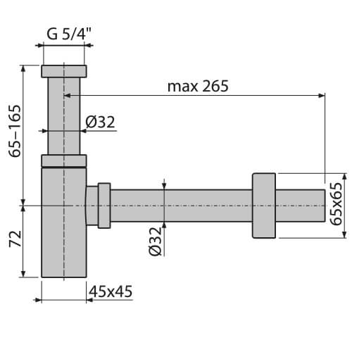 Сифон Alcaplast A401